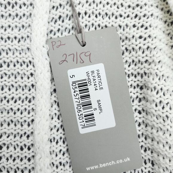 Bench Urban Wear Womens Bat Wing Loose Knit Cardigan White Size Small - Picture 4 of 11